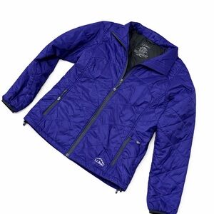 L.L.Bean Purple Quilted Nylon Lightweight Bomber Jacket – Men’s Medium